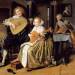A Young Man Playing a Theorbo and a Young Woman Playing a Cittern